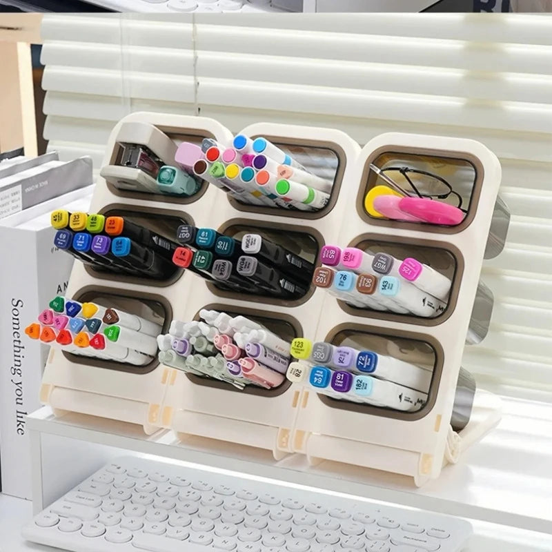 Pen Holder Desk Organizer Stand for Office Storage Desktop Stationery