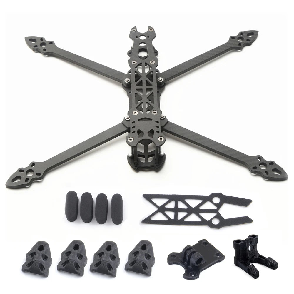 Mark4 7inch 295mm with 5mm Arm Quadcopter Frame kit 3K Carbon Fiber 7'' for FPV Racing Drone Quadcopter Freestyle DIY parts-EXPROTAS