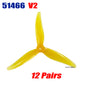 24Pcs 5 Inch Blade Propeller Props for RC FPV Drone Gemfan 51466