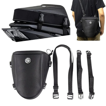 Motorcycle Tail Bag Waterproof Rear Seat Luggage Backpack for Harley BMW