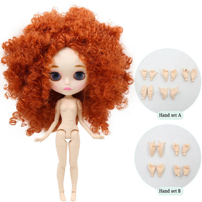 ICY DBS Blythe Factory Doll 1/6 BJD OB24 Ball Joint Body DIY Dress Up