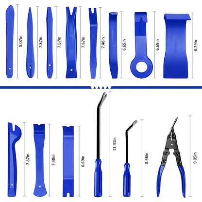5Pcs Car Trim Clip Removal Panel Fastener Pry Tools Set for Auto Dash