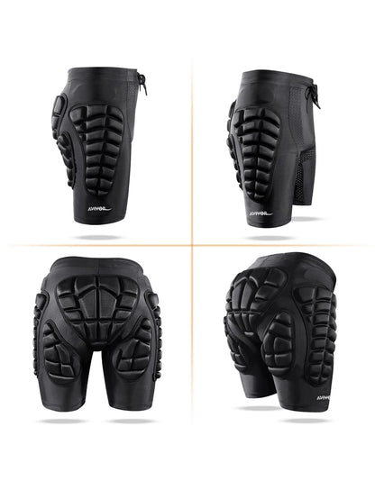Padded Shorts Protection 3D Impact Hip for Ski Snowboard Skating