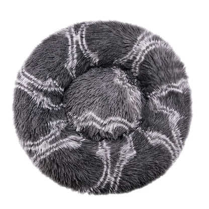 40-90cm Cat Bed Plush Round Soft Warm Cushion for Dog Pet Winter Sleeping