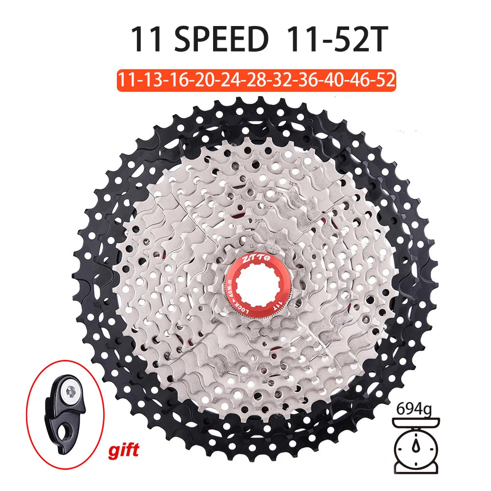 Bicycle Chain Cassette 11 Speed MTB Sprocket for Shimano 11V 11-52T