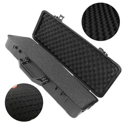 6 Sizes Hard Carry Tool Case Bag Organizer Storage Box,Camera Sealed Shockproof Safety Instrument Toolbox With Sponge