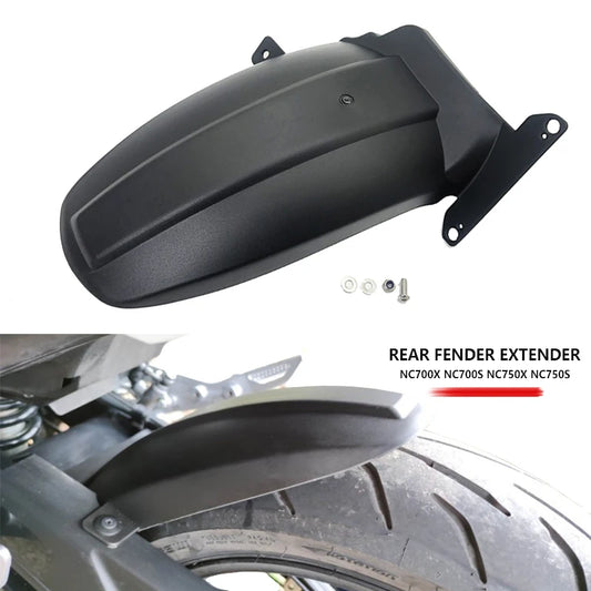 For HONDA NC750X NC750 X NC 750X 2012-2023 2018 2019 2020 2021 2022 Motorcycle Rear Fender Extender Mudguard Splash Guard Cover-EXPROTAS