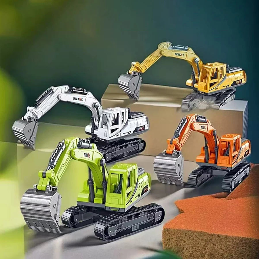 1pc Inertial Excavation Car Type Engineering Toy for Boys and Girls