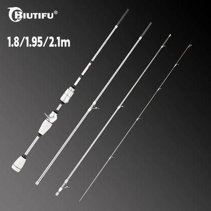 2.1m Lightweight Carbon Fishing Rod Portable Travel for Beginners Lure