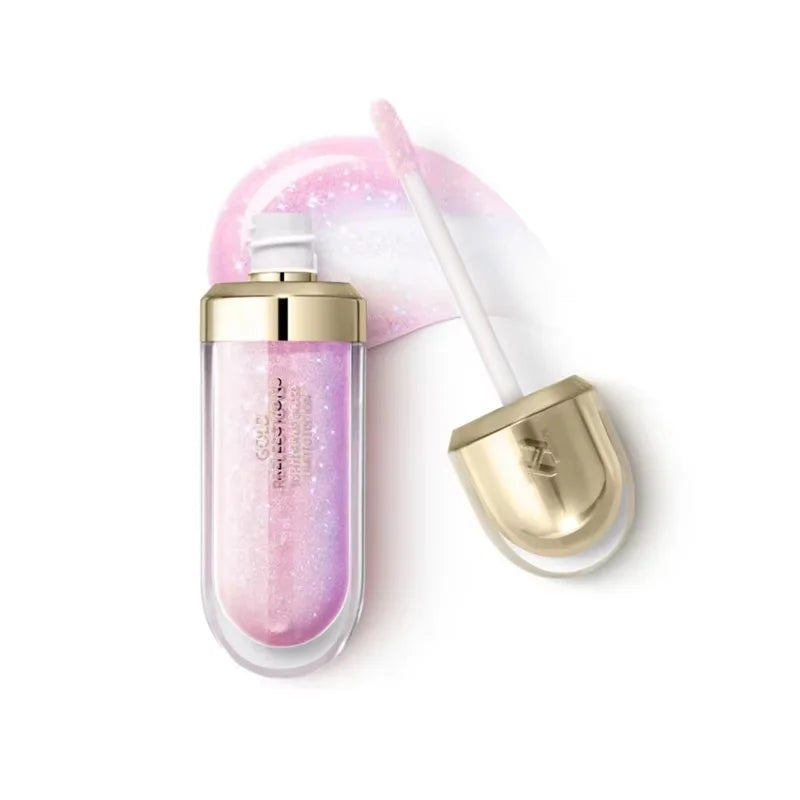 Kiko 3D Mirror Lip Gloss Waterproof Non-Stick Red Shiny Lip Glaze 6.5ml