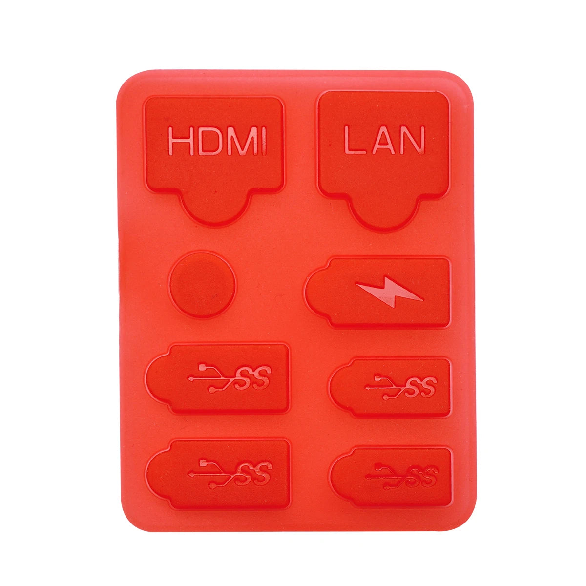 Dust Plug Cover for PS5 Slim Console Anti-Dust Protector Silicone Case