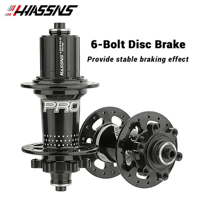 HASSNS PRO7 Hub HG XD MS 32H J-Bend 4 Bearing Freehub for Shimano 8-12 Speed