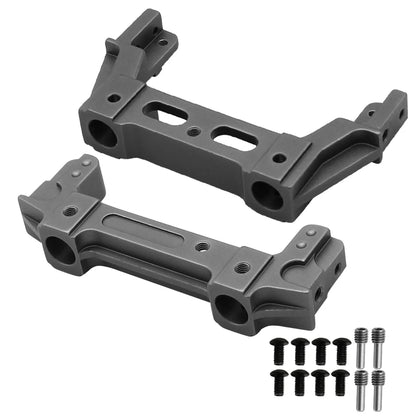 1/10 RC Crawler Metal Front & Rear Bumper Mount Set for Axial SCX10 II