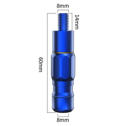 Net Head Adapter Anti-Rotation Screw for Fish Landing Nets Aluminum Alloy