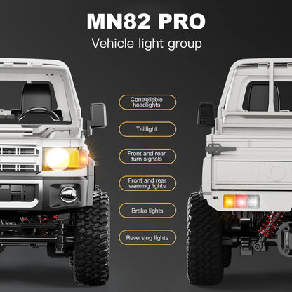 1:12 Full Scale RC Car MN82 PRO 4WD Off-Road Remote Control Truck Toy