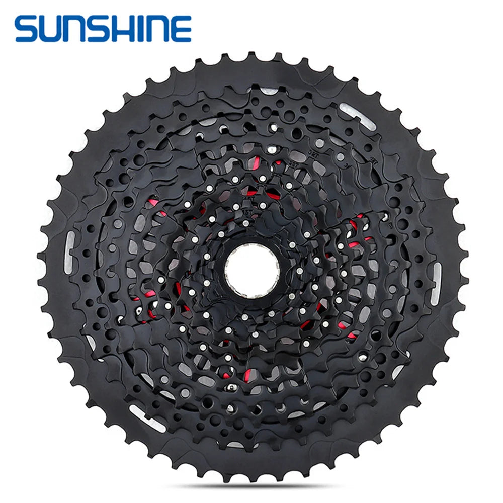 SUNSHINE XD MTB Cassette 12 Speed 9–50T Black Compatible SRAM XD Freehub - EXPROTAS