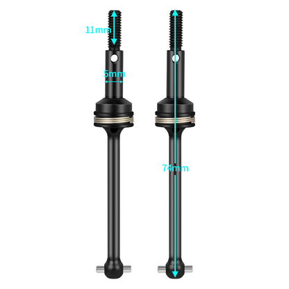 2PCS 1/10 RC CVD Drive Shafts for Tamiya TT01 TT02 TC01 Drift Cars