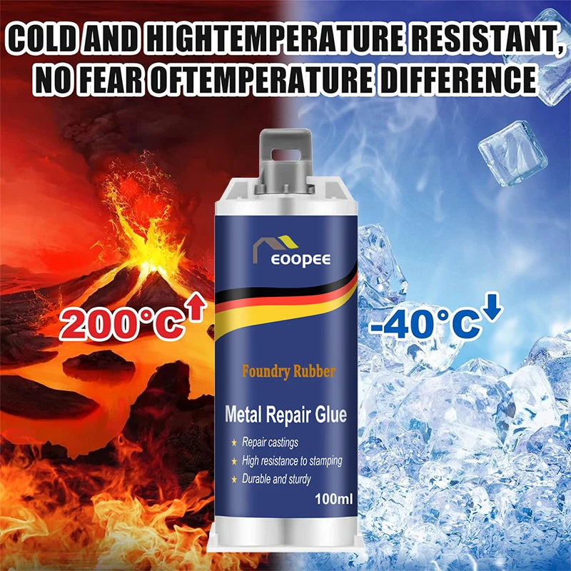 Metal Repair Epoxy Glue Heavy Duty Heat Resistant Adhesive 15g
