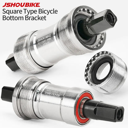Square Taper Bottom Bracket BSA 68mm Sealed Bearing for MTB Road Bike Crankset