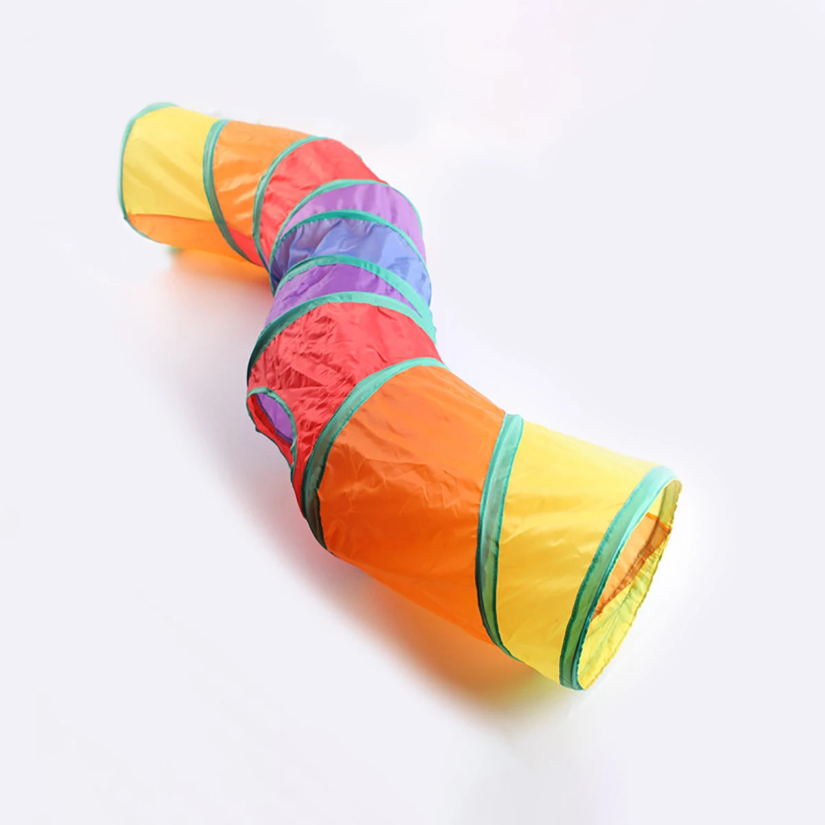 Foldable Cat Tunnel Tube Interactive Toy for Kitty Puppy Indoor Play