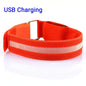 Night Running Armband LED Light USB Rechargeable Safety for Cycling Runners