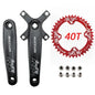 MTB Bike Crankset 170mm Narrow Wide Chainring Bucklos Single Arm