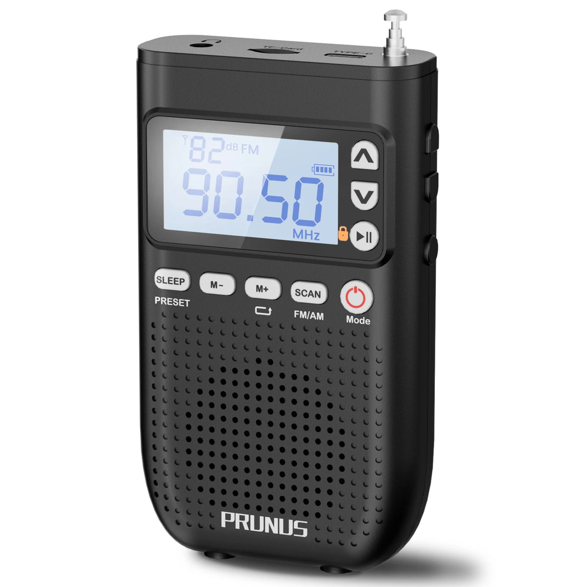 Portable AM FM Speaker Bluetooth 2000mah Digital Radio MP3 Player