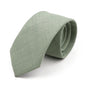 Men Tie Solid Slim Skinny Plain Wedding Party Ties Sage Green Pink Orange