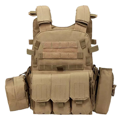 Tactical Nylon MOLLE Vest Combat Body Armor Airsoft Military Camo Hunting