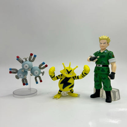 1/20 Scale Lt Surge Magneton Electabuzz Pokémon Action Figure Model Set