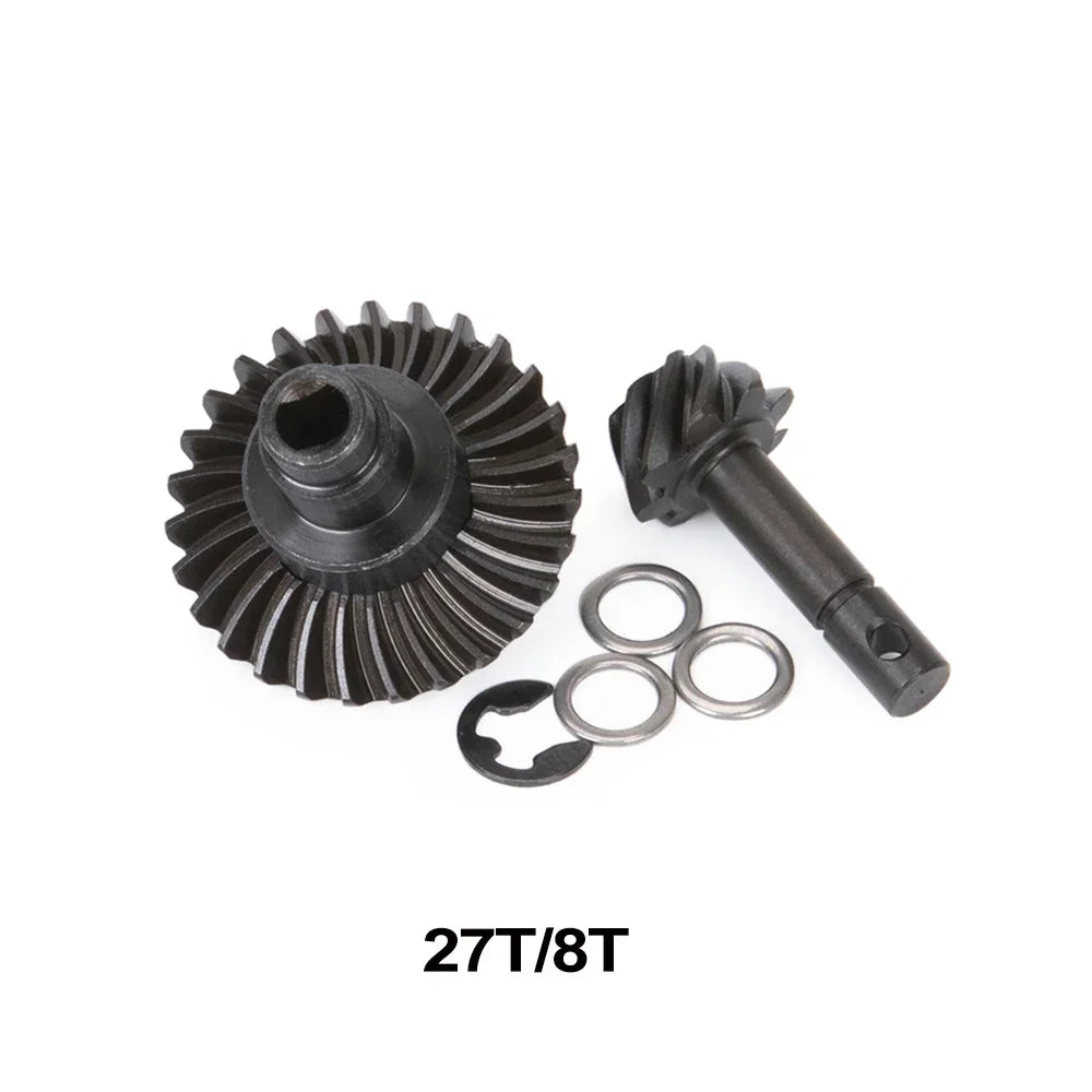 CNC Aluminium Front Rear Axle Bevel Gear SOA Mount 1/10 RC Crawler SCX10 II