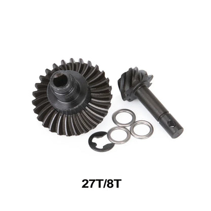CNC Aluminium Front Rear Axle Bevel Gear SOA Mount 1/10 RC Crawler SCX10 II