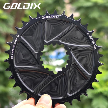 GOLDIX 3-Bolt AERO Chainring Narrow Wide CNC for SRAM Crankset Hollow Cut