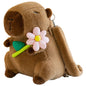 Capybara School Bag Plush Backpack Kawaii Cute Large Capacity for Kids