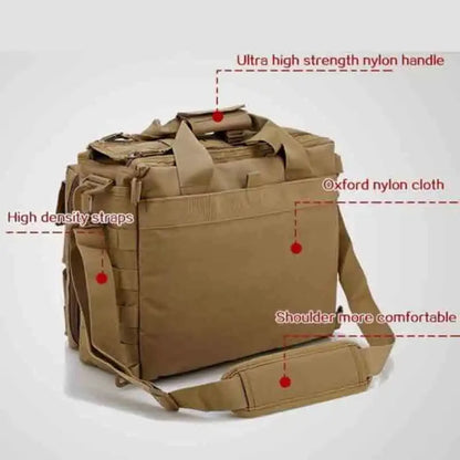 Outdoor Nylon Messenger Shoulder Bag for Laptop Climbing Travel