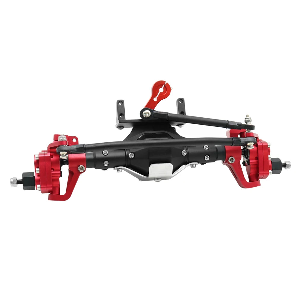 Front & Rear Portal Axle CNC Aluminum Alloy for 1/10 RC Crawler SCX10 II 90046 90047 - EXPROTAS