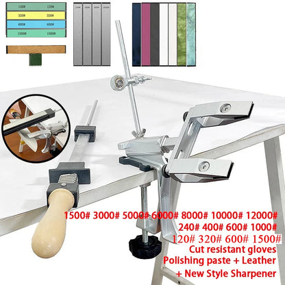 2023 New Upgraded Fixed Angle Knife Sharpener 360° Rotary Knife Household Whetstone Diamond Sets Kitchen Professional Sharpening-EXPROTAS