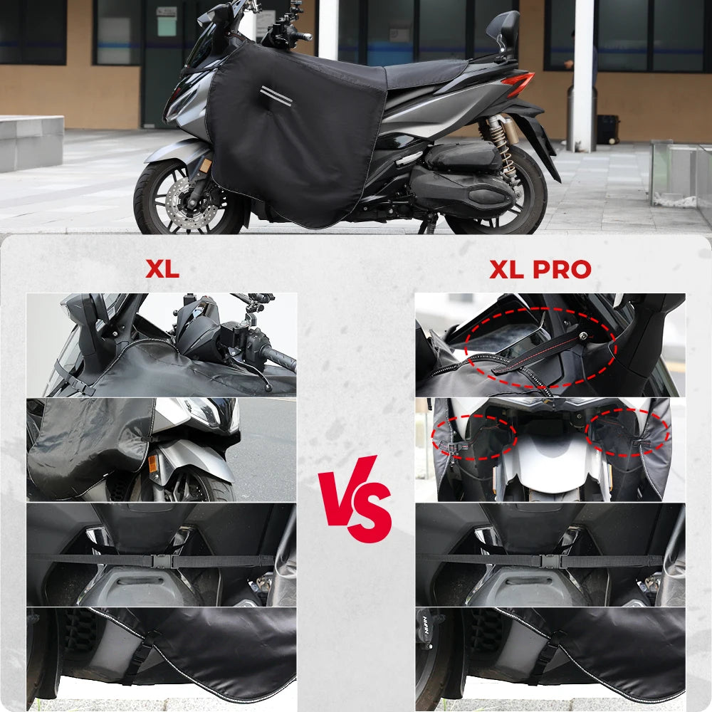 KEMiMOTO Knee Warmer Protector Leg Cover For Scooters Motorcycle Winter Quilt Windproof Water Repellent For Honda For Vespa-EXPROTAS