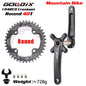 GOLDIX MTB Crankset 104BCD Narrow Wide Chainring 170/175mm for Shimano SRAM