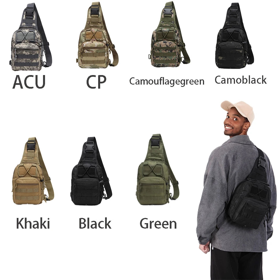Outdoor Tactical Bag for Everyday Carry Sling Backpack Sport Pack