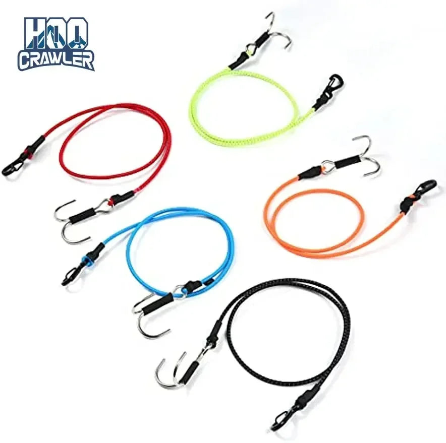 HooCrawler Kinetic Winch Strap Rescue Rope Hook 1/10 RC Crawler TRX4 SCX10