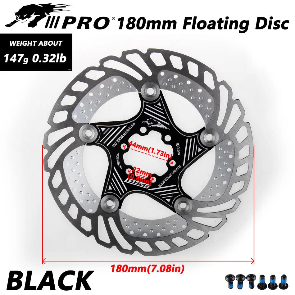 IIIPRO Floating Brake Rotor 160/180/203mm Cooling Disc for MTB DH Downhill Bikes