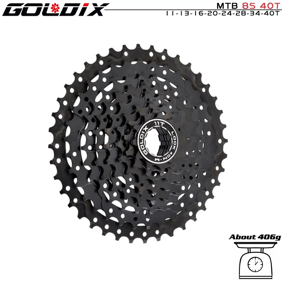 GOLDIX MTB Cassette | 8–12 Speed 40T–52T Freewheel Sprocket for Shimano/SRAM