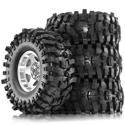 4pcs 1.9 Wheel Tires for 1/10 RC Crawler TRX4 TRX6 SCX10 II III Gen7 D90