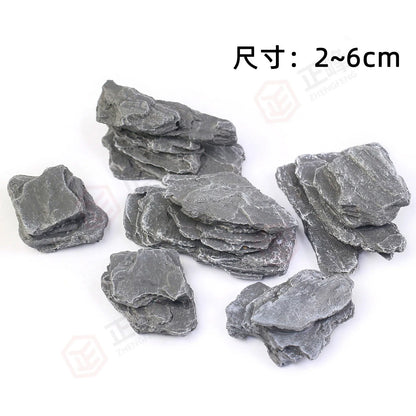 Miniature Rock Scenery Diorama Terrain for Model Railroad Base Reusable