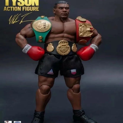 Storm Toys Mike Tyson Boxing Figure Three Head Sculpt Collectible Model