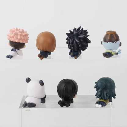 Jujutsu Kaisen 7pcs Anime Figure Set Gojo Yuji Megumi Nobara Sukuna Geto - EXPROTAS