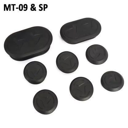 Frame Hole Cover Caps Plug Kit Compatible with Yamaha MT-09 SP 2021-2025
