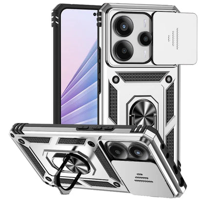 Xiaomi Redmi Note 10-14 Pro Shockproof Case Magnetic Ring Camera Cover