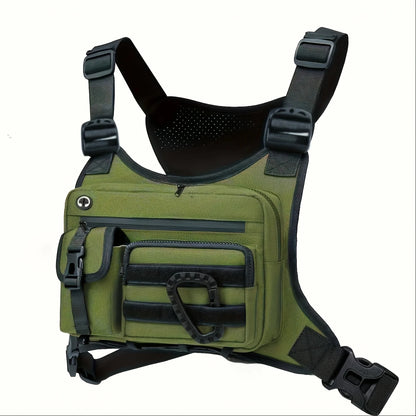 Tactical Chest Bag for Running Cycling EDC Men Women Outdoor Vest Rig